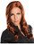 Adults Womens Marvel Captain America Civil War Black Widow Wig Costume Accessory