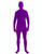 Neon Purple Adult Disappearing Man Professional Quality Full Body Zentai Suit