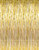 Shiny Gold Tinsel Foil Fringe Door Window 8'x3' Curtain Party Holiday Decoration
