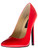 Women's Highest Heel Shoes 5 1/4" Heel Pump - Red Patent PU