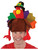 Adult's Plush Pilgrim Turkey Thanksgiving Party Hat Costume Accessory