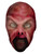 Teen Size Scary Evil Fire Demon Nylon Fabric Costume Mask