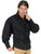 Adult Unisex Pirate Or Colonial Black Lace Up Costume Shirt