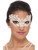 Adults White Masquerade Lace Venetian Eye Mask