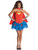 Womens DC Comics Sexy Wonder Woman Corset With Skirt Costume Set