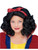 Child Girl's Black Hair Snow White Halloween Costume Dress Up Wig
