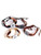 Set Of 12 60's Hippie Metal Peace Sign Braided Leather Bracelet Accessories