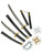 Child Ninja Costume Accessory Set with Swords Daggers Nunchucks