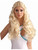 Adult Blonde Long Wavy Venus Goddess Costume Glamour Pulled Back Wig