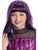 Child's Girls Monster High Elissabat Frights Camera Action Wig Costume Accessory