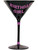 Adults Womens Birthday Girl Martini Drinking Glass Costume Accessory