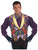 Adult's Mardi Gras Vest And Bowtie Costume Accessory Kit Set