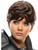 Adult Auburn Brown Brunette Super Model Man of Steel Faora Costume Short Wig