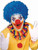 New Mens Womens Child Costume Blue Afro Clown Wigs