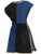 Adult Black Blue Medieval Renaissance Knight King Costume Accessory Tabard Cape