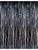 3' x 8' Black Tinsel Foil Fringe Door Window Curtain Party Decoration