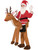 Child's Santa Riding On A Reindeer Christmas Comical Suit Costume