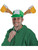 Saint Patrick's Day Green Flapping Irish Ale Beer Mug Hat Cap Costume Accessory