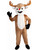 Mens 42-44 Deluxe Winter Christmas Reindeer Parade School Plush Mascot Costume