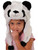 Child Kids Plush Panda Hat Novelty Cap Animal Zoo Costume Beanie
