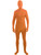 Neon Orange Adult Disappearing Man Professional Quality Full Body Zentai Suit