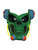 Adult's Green Skull Light Up Alien Costume Accessory Mask