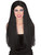 Adult Womens Costume Long Black Straight Witch or Vampire Wig