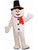 Deluxe Adult Large Christmas Parade Snowman Snow Man Mascot Costume 42-44