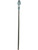 62" Blue Silver Deluxe Egyptian Cobra Snake Royal Pharaoh Staff Scepter