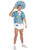 Mens Blue Baby Boomer Adult-As-Baby Costume