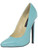 Women's Highest Heel Shoes 5 1/4" Heel Pump - Sea Foam Green Patent