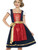 Adult's Womens Deluxe Traditional Bavarian Claudia Dress Apron Costume
