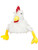 Adults Furry Chicken Farm Pecking Animal Hat Costume Accessory