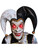 Adults Light Up Evil Harlequin Court Jester Joker Mask Costume Accessory