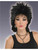 Adult Black Punk Idol 80s Rock Star Wig