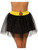 Womens Classic Black Widow Black And Gold Tutu Skirt Costume Accessory