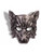 Adult Scary Silver Wolf Mardi Gras Mask With Elastic Costume Accessory