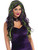 Womens Sexy Costume Black and Green Long Spell Bound Wig