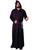 Adult Black Monk/Ghoul Robe Medieval Renaissance Hooded Robe