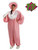 Full Figure Womens Baby Girl Pink Toddler Romper & Bib Costume