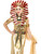 Gold And Burgundy Red Wine King Tut Pharaoh Egyptian Costume Headpiece Set 40 w