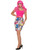 Adult's Womens Pop Art Comic Print Pencil Skirt Costume Accessory