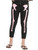 Girls Small-Medium Or Medium-Large Black And White Skeleton Leggings Costume