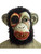 Adult Ferocious Fangs Deluxe Zombie Monkey Scary Animal Mask Accessory