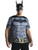 Adult Mens Batman DC Comics Dark Knight T-shirt Cape Mask Costume Top