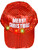 Adults Light Up Merry Christmas Winter Red Baseball Hat Costume Accessory