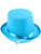 Adults Tap Dancer Magician Blue Fabric Top Hat Costume Accessory