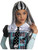 Monster High Frankie Stein Child's Black And White Costume Wig