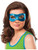 Womens Leonardo Teenage Mutant Ninja Turtles Eye-Mask Costume Accessory