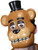 Adults Five Nights At Freddy's Freddy Fazbear Bear 1/2 Mask Costume Accessory